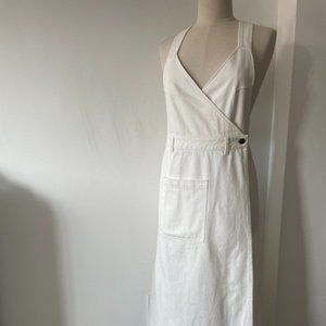 Brand New Maxi Length White Denim Dress